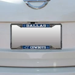 Brand new 🔔 Unbranded Dallas Cowboys Small Over Small Mega License Plate Frame 🎁