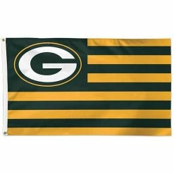 Hot Sale ⭐ Unbranded WinCraft Green Bay Packers 3' X 5' Americana Stars & Stripes Deluxe Flag 🔥