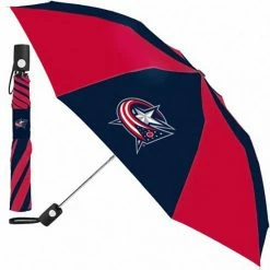 Cheapest 👏 Unbranded WinCraft Columbus Blue Jackets 42" Folding Umbrella 🔔