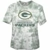 Promo 😀 Unbranded 👩 Women's Junk Food Green Green Bay Packers Team Spirit Tie-Dye T-Shirt ✔️