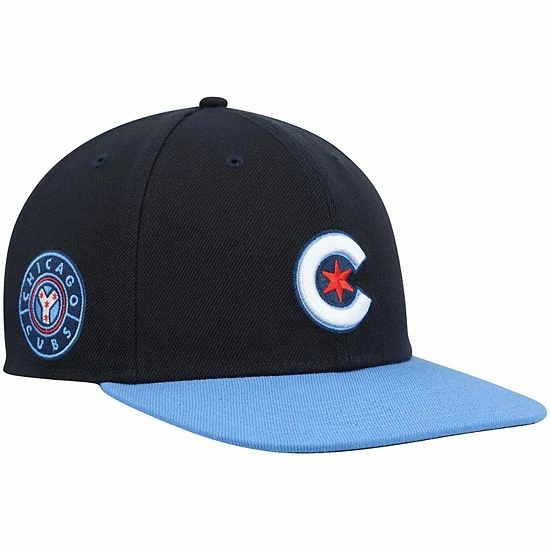 Discount 😉 Unbranded Men's '47 Navy Chicago Cubs 2021 City Connect Captain Snapback Hat 🎁 - Image 2