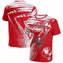 Best deal ⌛ Unbranded Men's NFL X Staple Red Tampa Bay Buccaneers All Over Print T-Shirt ✔️