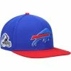 Flash Sale 🔥 Unbranded Men's Pro Standard Royal/Red Buffalo Bills 2Tone Snapback Hat 🎁