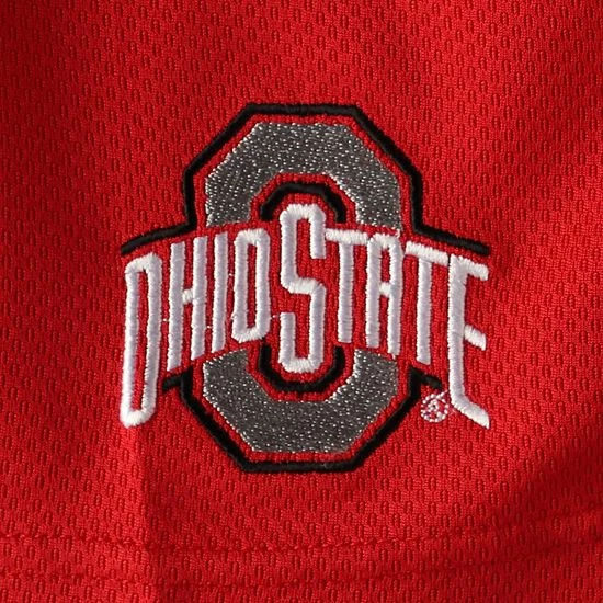 Best Sale ⌛ Unbranded Men's Scarlet Ohio State Buckeyes Big & Tall Textured Inserts Mesh Shorts 😉 - Image 3
