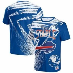 Best Pirce 🤩 Unbranded Men's NFL X Staple Royal Buffalo Bills All Over Print T-Shirt 🥰