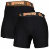 Promo 👍 Unbranded Men's Concepts Sport Black/Brown Cleveland Browns 2-Pack Boxer Briefs Set 😀