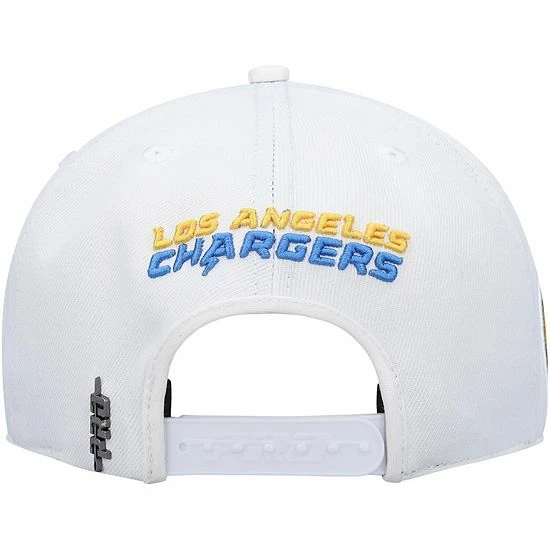 New ✔️ Unbranded Men's Pro Standard White Los Angeles Chargers Stacked Snapback Hat ✔️ - Image 5