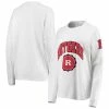 Cheapest 😍 Unbranded 👩 Women's Pressbox White Rutgers Scarlet Knights Edith Long Sleeve T-Shirt 🎉