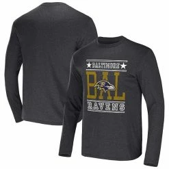 Wholesale 🤩 Unbranded Men's NFL X Darius Rucker Collection By Fanatics Heathered Charcoal Baltimore Ravens Long Sleeve T-Shirt 😍