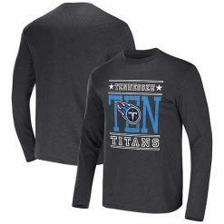 Budget 🤩 Unbranded Men's NFL X Darius Rucker Collection By Fanatics Heathered Charcoal Tennessee Titans Long Sleeve T-Shirt 🎁