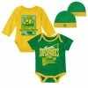 Top 10 👏 Unbranded Infant Mitchell & Ness Green/Gold Seattle SuperSonics Hardwood Classics Bodysuits & Cuffed Knit Hat Set 👍