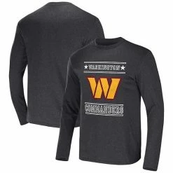 Best deal 🛒 Unbranded Men's NFL X Darius Rucker Collection By Fanatics Heathered Charcoal Washington Commanders Long Sleeve T-Shirt ✔️