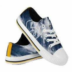 Outlet 😀 Unbranded Youth FOCO Milwaukee Brewers Tie-Dye Canvas 👟 Sneakers 🛒