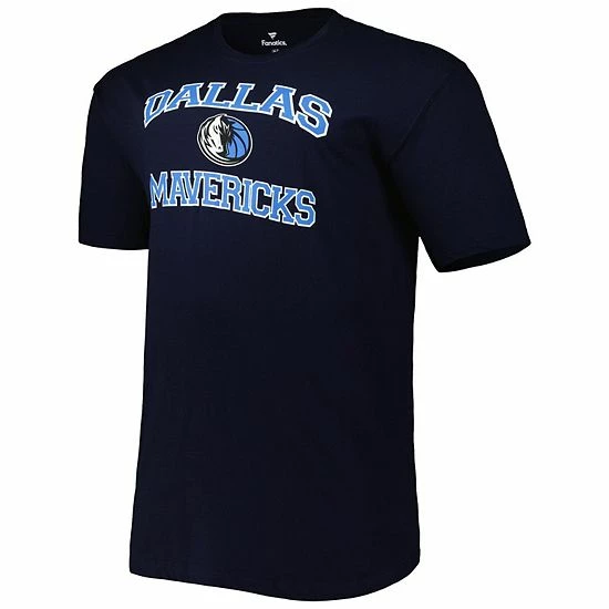 Wholesale 🥰 Unbranded Men's Navy Dallas Mavericks Big & Tall Heart & Soul T-Shirt ❤️ - Image 3