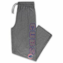 Hot Sale ✔️ Unbranded Men's Heathered Charcoal Chicago Cubs Jersey Sleep Pants 😉