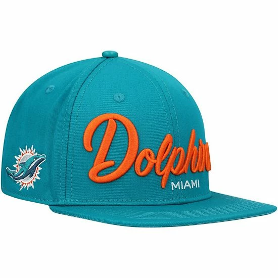 Best deal ๐ Unbranded Men's Pro Standard Aqua Miami Dolphins Script Wordmark Snapback Hat ๐ - Image 2