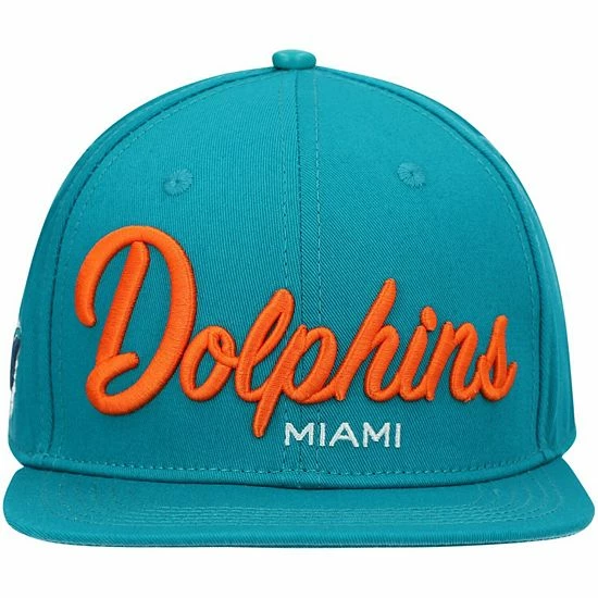 Best deal ๐ Unbranded Men's Pro Standard Aqua Miami Dolphins Script Wordmark Snapback Hat ๐ - Image 3