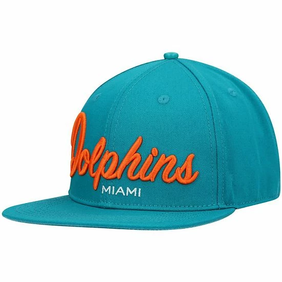 Best deal ๐ Unbranded Men's Pro Standard Aqua Miami Dolphins Script Wordmark Snapback Hat ๐ - Image 4