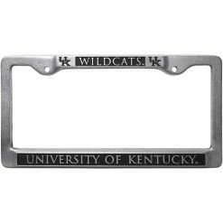 Outlet ⌛ Unbranded Pewter Kentucky Wildcats Team Name License Plate Frame 🔔