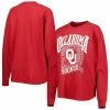 Cheapest 🎁 Unbranded 👩 Women's Pressbox Crimson Oklahoma Sooners Big Country Laurels Long Sleeve T-Shirt 🧨