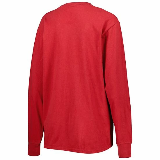 Cheapest ๐ Unbranded ๐ฉ Women's Pressbox Crimson Oklahoma Sooners Big Country Laurels Long Sleeve T-Shirt ๐งจ - Image 4