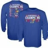 Best deal ⭐ Unbranded Men's Blue 84 Royal Kansas Jayhawks 2022 NCAA Men's 🏀 Basketball National Champions Bracket Long Sleeve T-Shirt 👍
