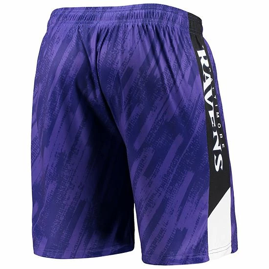 Best Sale ❤️ Unbranded Men's FOCO Purple Baltimore Ravens Static Mesh Shorts ✨ - Image 3