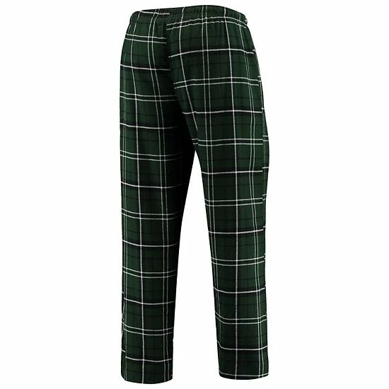 Best Sale ✨ Unbranded Men's Concepts Sport Hunter Green/Black Milwaukee Bucks Ultimate Plaid Flannel Pajama Pants ✨ - Image 4