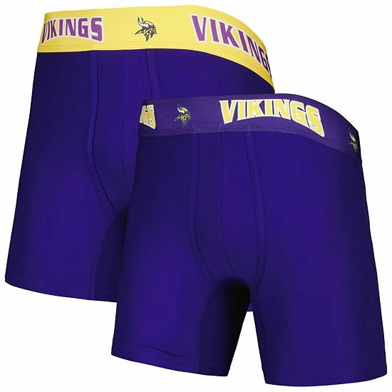 Cheap 💯 Unbranded Men's Concepts Sport Purple/Gold Minnesota Vikings 2-Pack Boxer Briefs Set 🤩