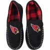 Deals 👍 Unbranded Men's FOCO Arizona Cardinals Team Logo Flannel Moccasin Slippers 👍