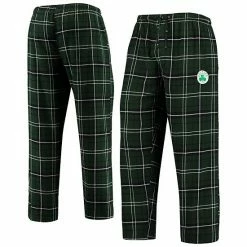 Best deal ⌛ Unbranded Men's Concepts Sport Kelly Green/Black Boston Celtics Ultimate Plaid Flannel Pajama Pants 😀