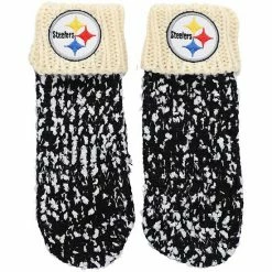 Budget 🛒 Unbranded FOCO Black Pittsburgh Steelers Confetti Cream Mittens ✨