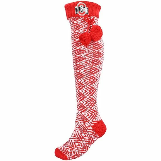 Best reviews of ๐ฅ Unbranded ๐ฉ Women's ZooZatz Ohio State Buckeyes Geometric Thigh High ๐งฆ Socks ๐