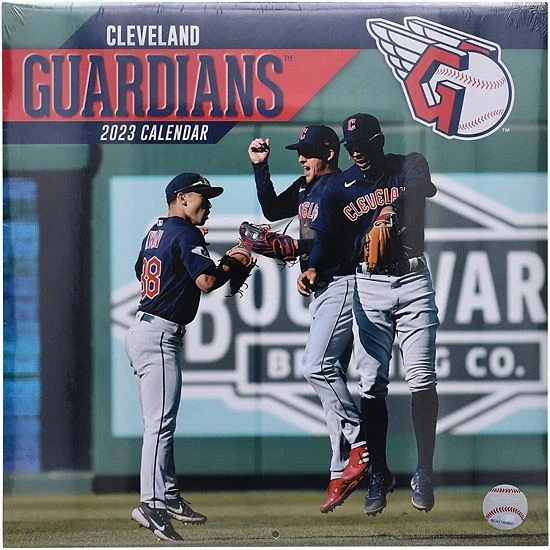 Coupon ❤️ Unbranded Cleveland Guardians 2023 12" X 12" Team Wall Calendar ✨