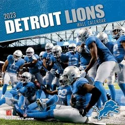 Best Pirce ✔️ Unbranded Detroit Lions 2023 12" X 12" Team Wall Calendar ⌛
