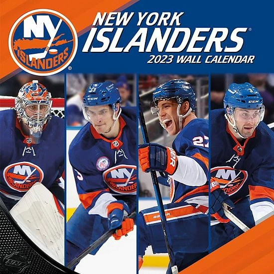 Best Pirce ❤️ Unbranded New York Islanders 2023 12" X 12" Team Wall Calendar 😉 - Image 2