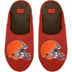 Best reviews of 🔔 Unbranded Youth FOCO Cleveland Browns Big Logo Colorblock Mesh Slippers 😍