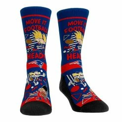 Brand new ❤️ Unbranded Youth Rock Em 🧦 Socks New England Patriots NFL X Nickelodeon Hey Arnold Crew 🧦 Socks 🧨