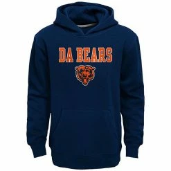 Best deal 🌟 Unbranded Kids 7-20 Chicago Bears Team Slogan Fleece Hoodie 🎁