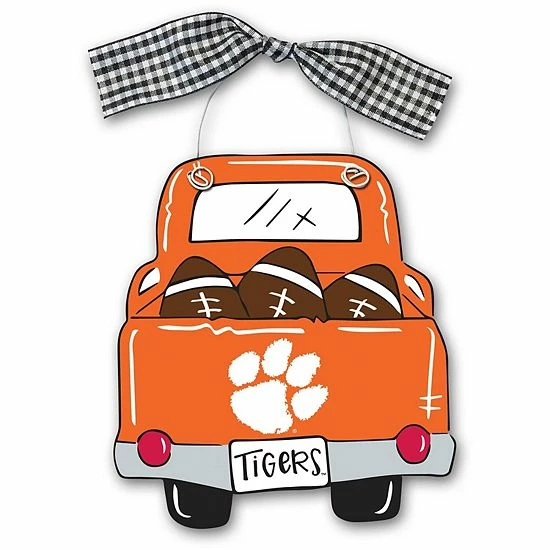 Top 10 โจ Unbranded Clemson Tigers Wood Truck Ornament ๐