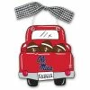 Deals 😉 Unbranded Ole Miss Rebels Wood Truck Ornament 😀