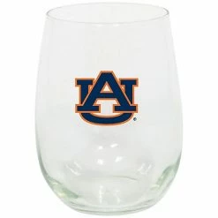 Outlet 👏 Unbranded Auburn Tigers 15oz. Stemless Wine Glass 😀