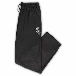 Budget 👏 Unbranded Men's Heathered Charcoal Chicago White Sox Big & Tall Pajama Pants 🎉