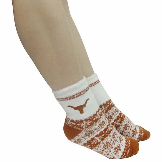 Best deal ๐ Unbranded ๐ฉ Women's ZooZatz Texas Orange Texas Longhorns Team Color Holiday ๐งฆ Socks ๐