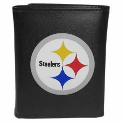 Buy ⭐ Unbranded Men's Pittsburgh Steelers Tri-Fold Wallet 🤩