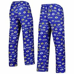 New ✔️ Unbranded Men's Concepts Sport Royal Los Angeles Rams Breakthrough Allover Print Knit Pants 👏