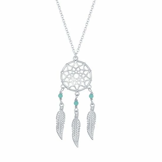 Top 10 ๐ฅฐ Unbranded Sterling Silver Turquoise Dream Catcher Necklace ๐