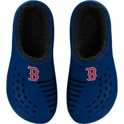 Best reviews of 👏 Unbranded Men's FOCO Boston Red Sox Big Logo Sherpa-Lined Clog Slippers 🥰