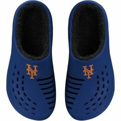 Best reviews of 🤩 Unbranded Men's FOCO New York Mets Big Logo Sherpa-Lined Clog Slippers 🌟