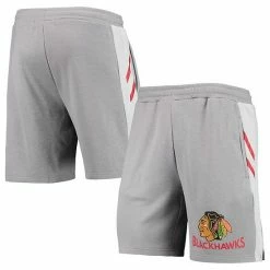 Brand new 👍 Unbranded Men's Concepts Sport Gray Chicago Blackhawks Stature Jam Shorts 🔥